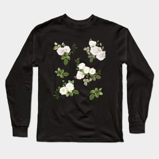 Rose Pattern Long Sleeve T-Shirt